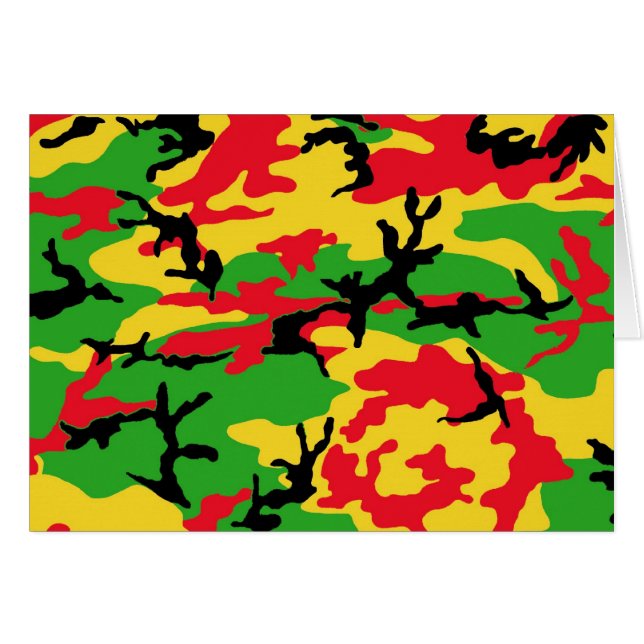 Rasta a coloré le camouflage (Devant horizontal)