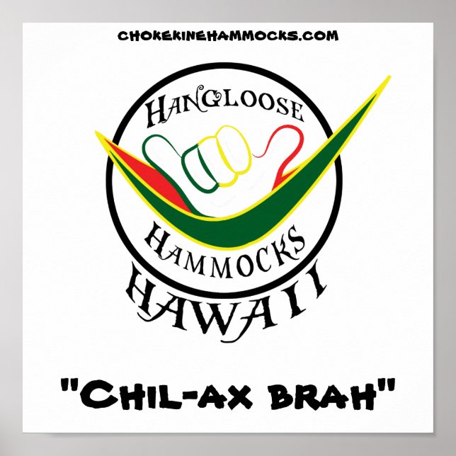 Rasta, "Chil-ax brah", Poster (Devant)
