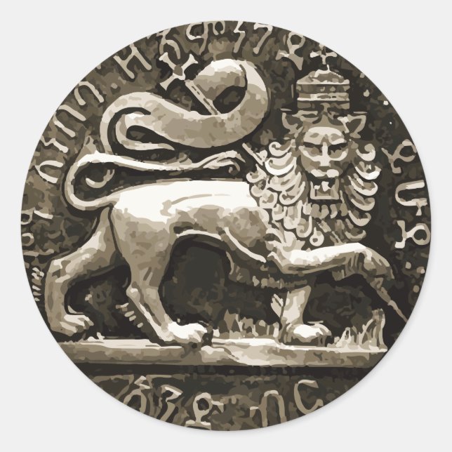 Rasta Lion de Juda Ancien Sticker Design (Devant)