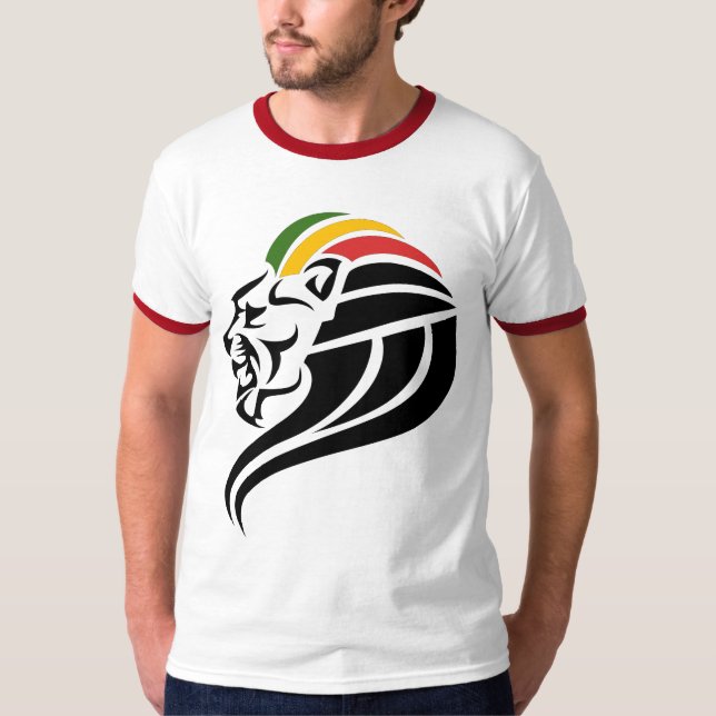Rasta Lion de Juda T-Shirt (Devant)