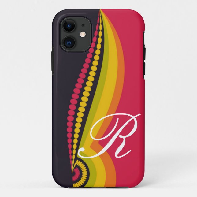 Rasta Sounds Funky Cool iPhone 5 Coque (Dos)