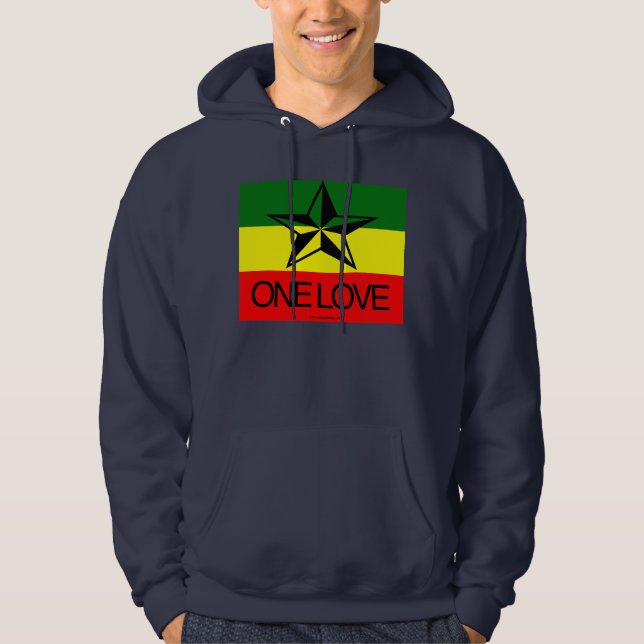 Rasta un sweat - shirt à capuche de sweatshirt (Devant)
