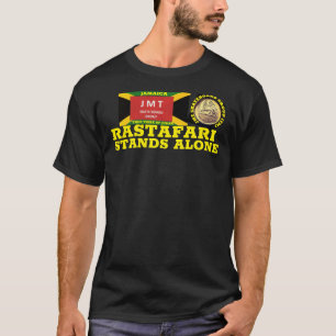 RASTAFARI SE TIENT SEUL T-Shirt foncé de base