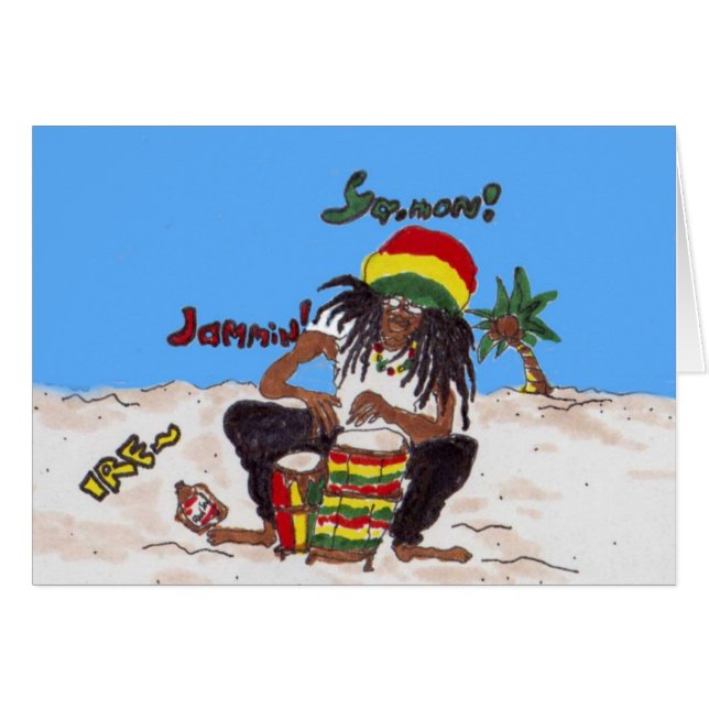rastaman blank car (Devant horizontal)