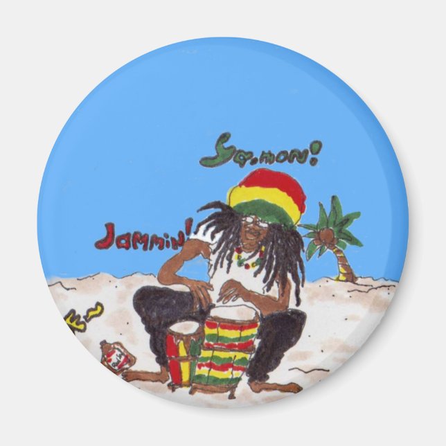 rastaman magnet (Devant)