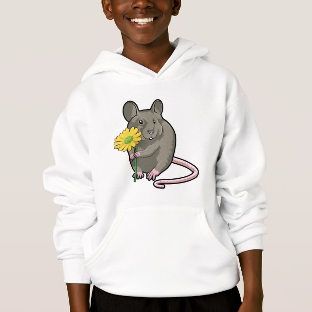 Rat avec fleurs jaunes (Devant)