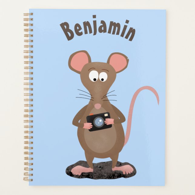 Rat drôle avec dessin animé de la caméra (Devant)