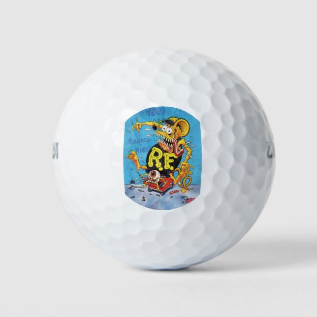 Rat Fink 32 balles de golf (Devant)