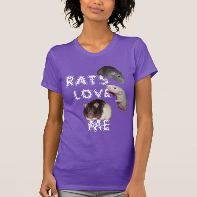 rat love me T-shirt (Devant)