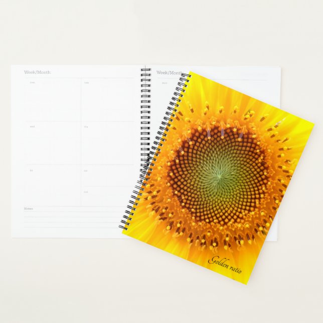 Ratio d'or, planificateur de tournesol (Devant avec enveloppe)