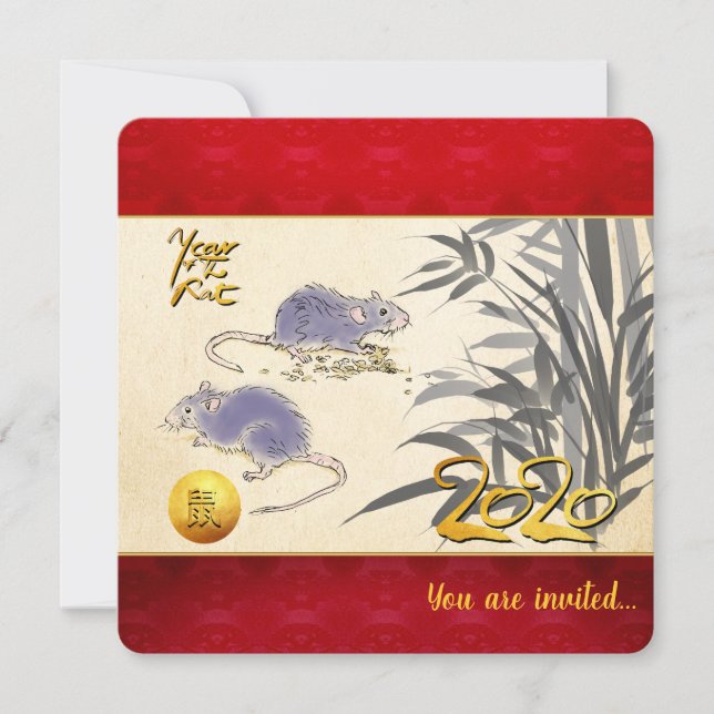 Rats d'origine Bambou peinture 2020 SFCI (Devant)