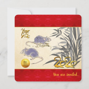 Rats d'origine Bambou peinture 2020 SFCI