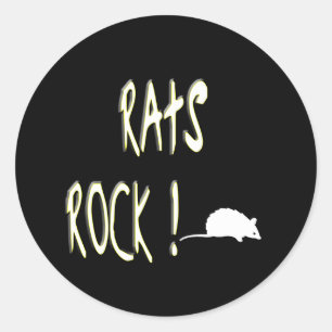 Rats Rock ! Autocollant