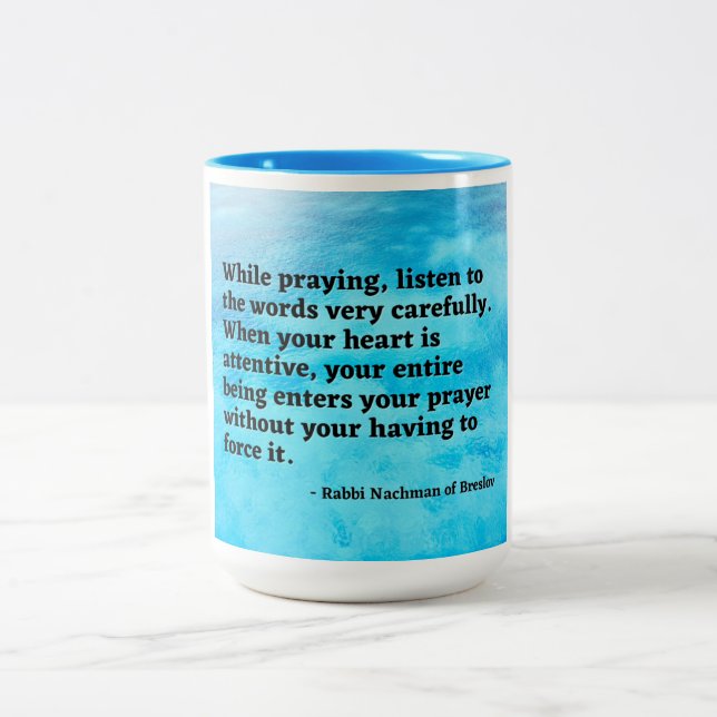 Rav Nachman of Breslov mug (Centre)