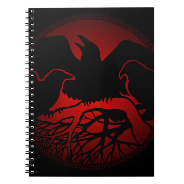 Raven Art Carnet Crow Art Journal Livre (Devant)