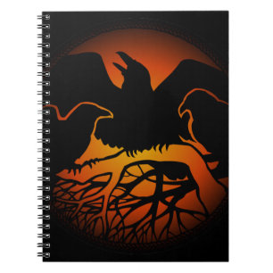 Raven Art Carnet Crow Art Journal Livre