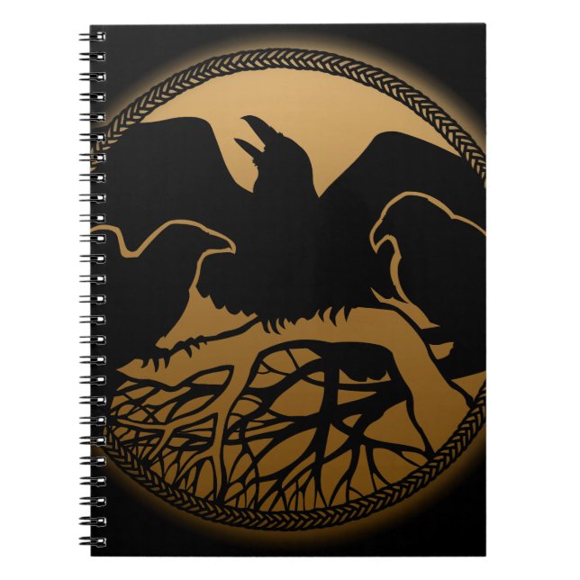 Raven Art Carnet Crow Art Journal Livre (Devant)