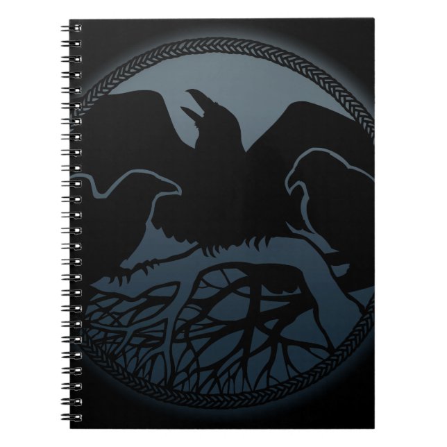 Raven Art Carnet Crow Art Journal Livre (Devant)