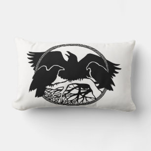 Raven Art Coussin Native Spirit Animal Raven Couss