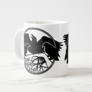 Raven Art Mug Wild Bird Café Mug Raven Cup