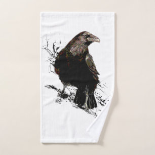 Raven Bird Graphisme Art Faune Art Animal Art