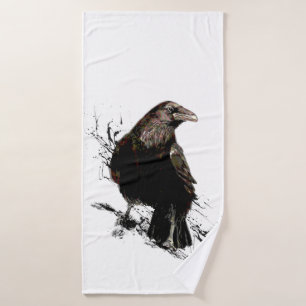 Raven Bird Graphisme Art Faune Art Animal Art