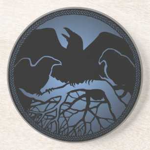 Raven Dessous de verre Corbeau Cadeau Corbeau & Cr