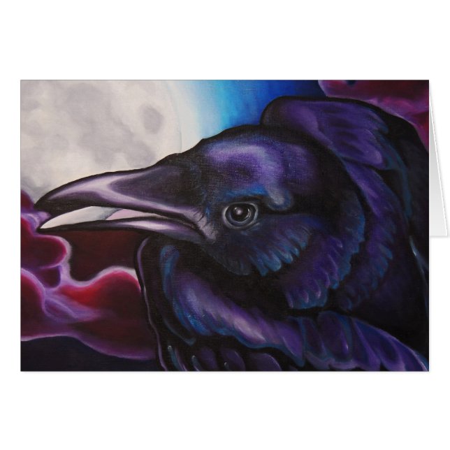 Raven et lune (Devant horizontal)
