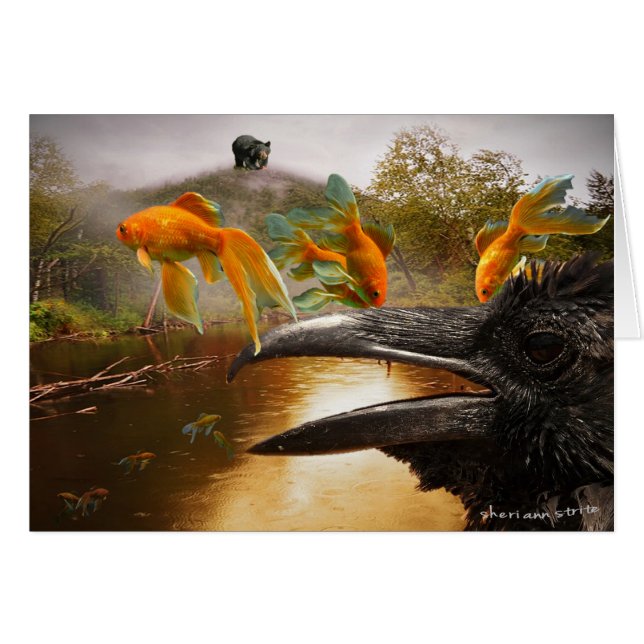 Raven et ours (Devant horizontal)