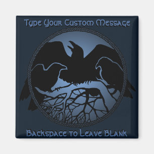 Raven Magnet Raven Personnalisé Fridge Magnet Cade