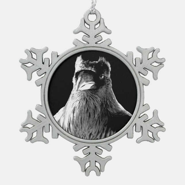 Raven Ornament Corbeau Décorations de Noël sur mes (Devant)