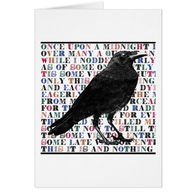 Raven Poem Edgar Allan Poe (Devant)
