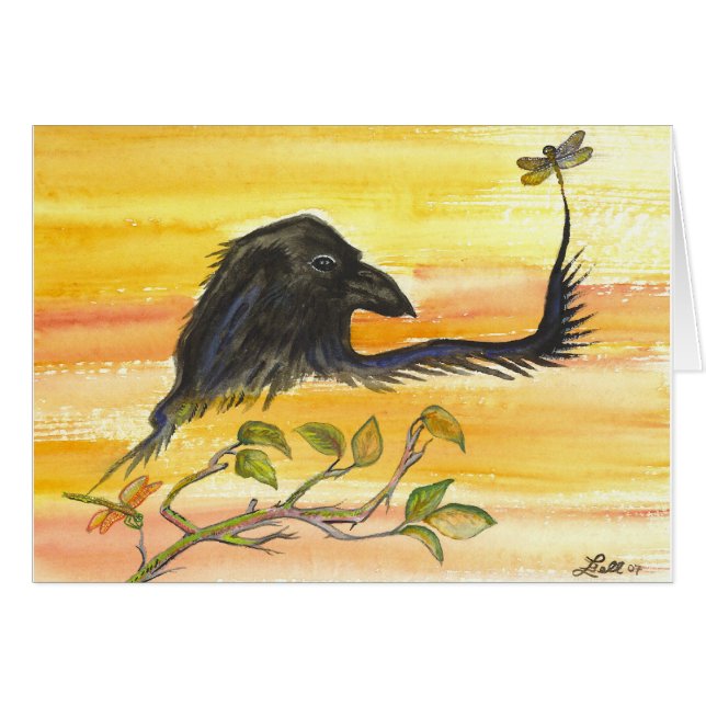Raven rencontre la libellule (Devant horizontal)