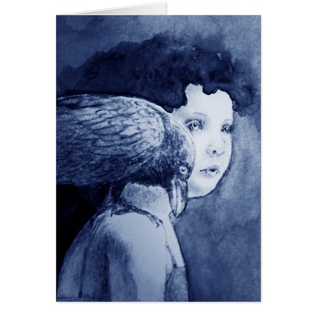 Raven sur mes cartes vierges d'épaule (Devant)