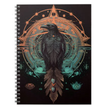 Raven Totem, Spirit Animal Crow Carnet