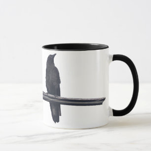 "RAVENS ON A WIRE" Amateurs d'oiseaux Mug