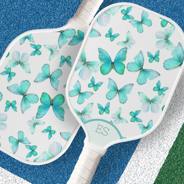 Ravissante raquette de pickleball papillon sarcell (Créateur téléchargé)