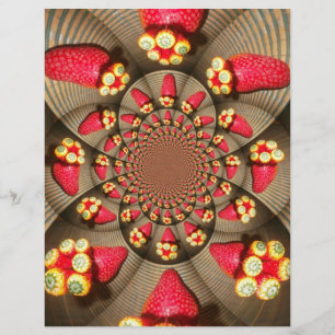 Ravissement rouge coloré : Caléidoscope de fraises