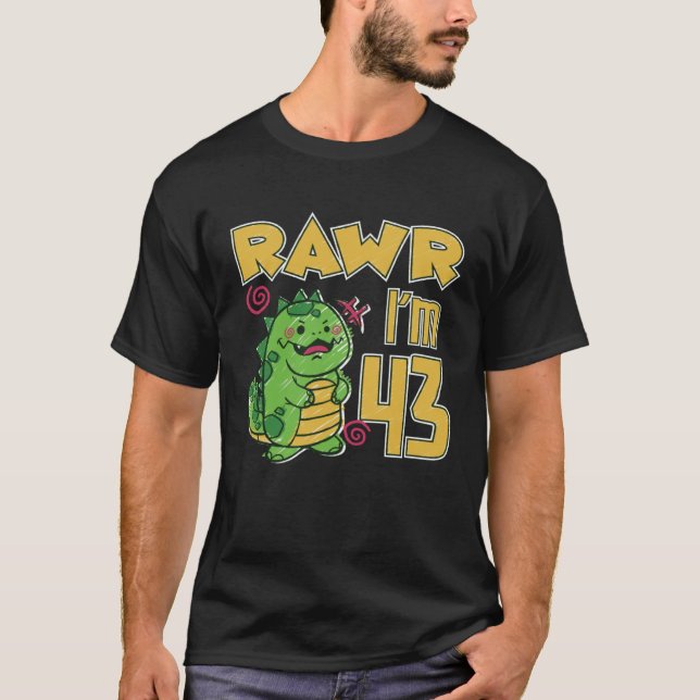 Rawr I'm 43 Pullover Sweat - shirt à capuche (Devant)