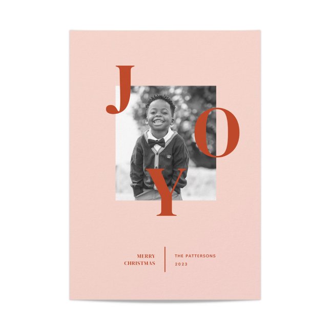 Rayonnant Joy Carte photo de vacances (Créateur téléchargé)
