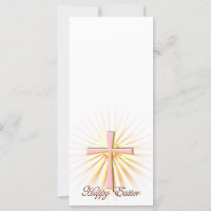 Rayons de lumière de la Croix Religieuse (Sur blan