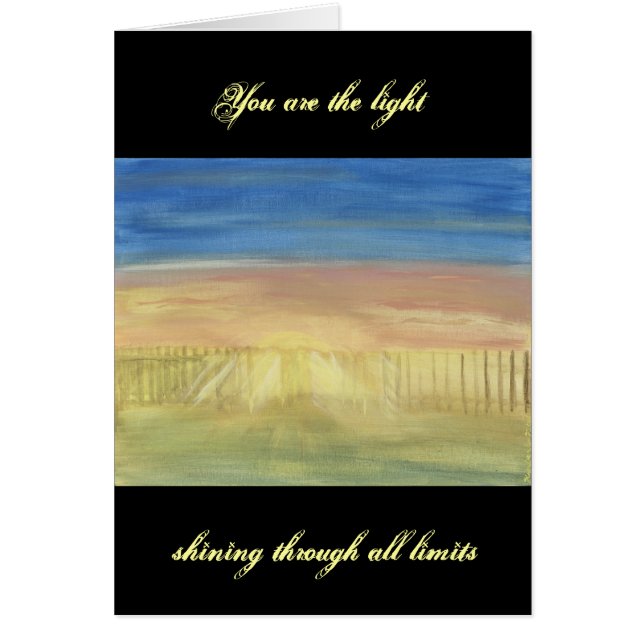 Rayons de Sun par la barrière (Devant)