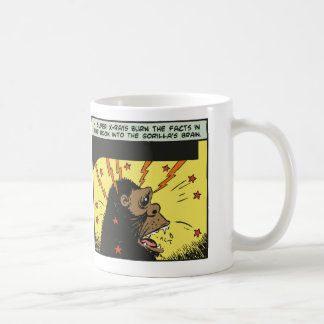 Rayons X et tasse superbes de gorille