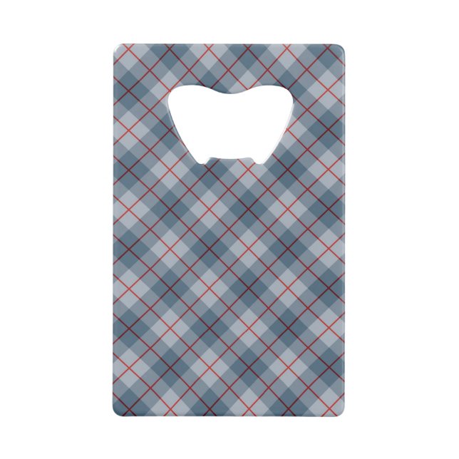 Rayure Bleu-Rouge de plaid polarisé (Devant)