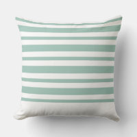 Rayure Bleue Moderne Oreiller CH7 par marlodeedesi