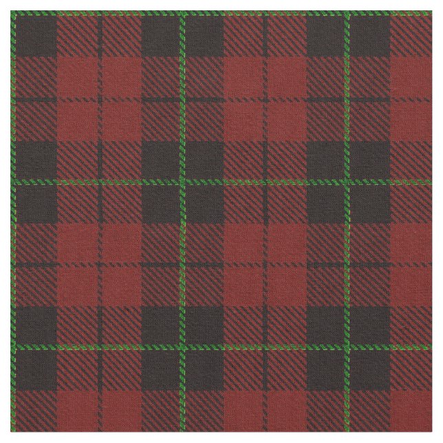 Rayure marron et rouge chaude du tissu w/green de (Fermer)