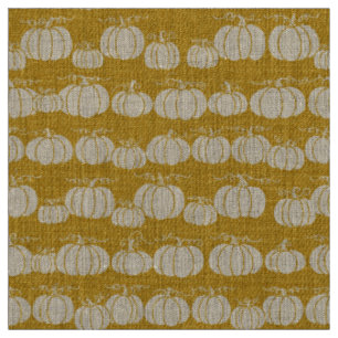 Rayure Pumpkin Pathe - Tissu Or Écru