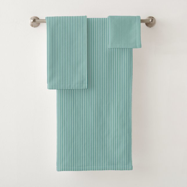 Rayure sarcelle poussiéreuse bleu aqua moderne vin (En situation)