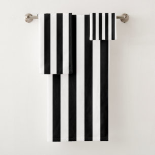 Rayure verticale noire et blanche