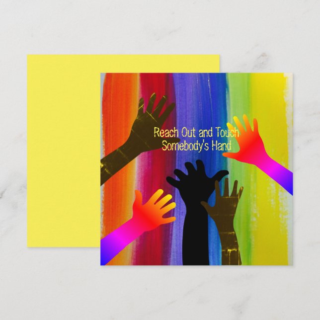 Rayures arc-en-ciel (mains) (Devant / Derrière)